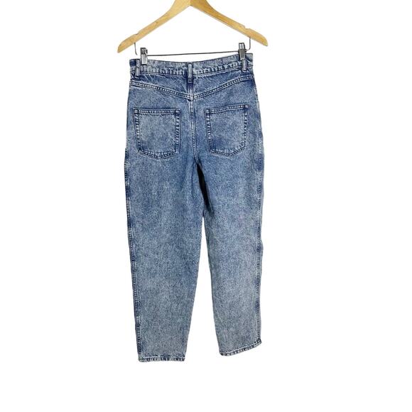 Zara Women's Jeans Seam Yoke Tapered Leg sz 4 - Picture 4 of 9